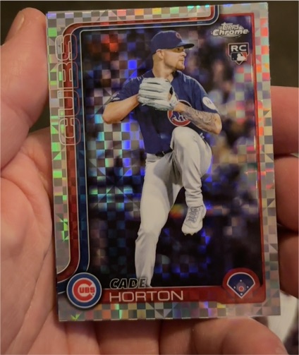 2025 Topps Chrome Update #USC63 Cade Horton — front
