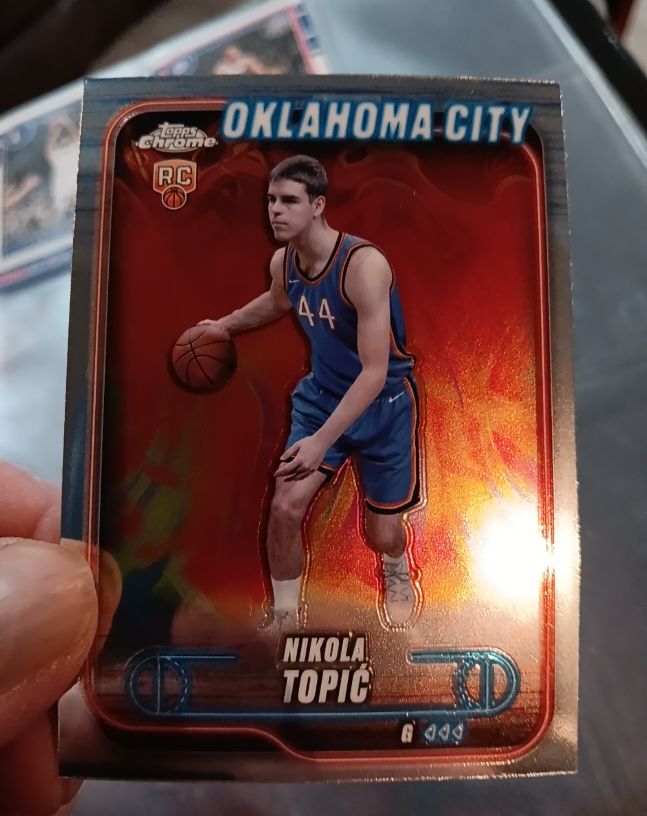 2024-25 Topps Chrome #119 Nikola Topic — front