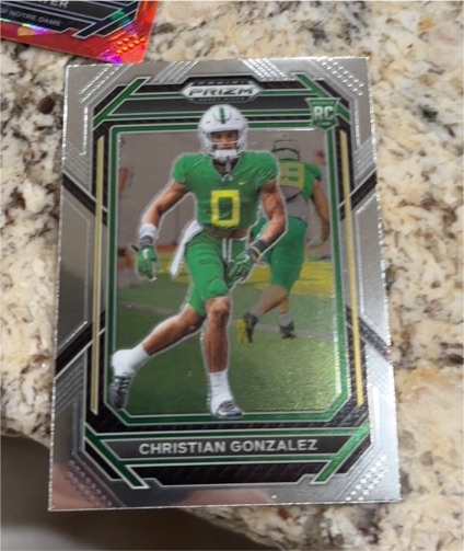 2023 Panini Prizm Draft Picks #174 Christian Gonzalez — front