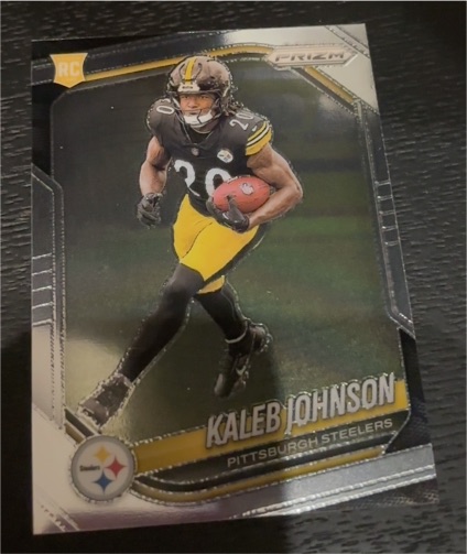 2025 Panini Prizm #375 Kaleb Johnson — front