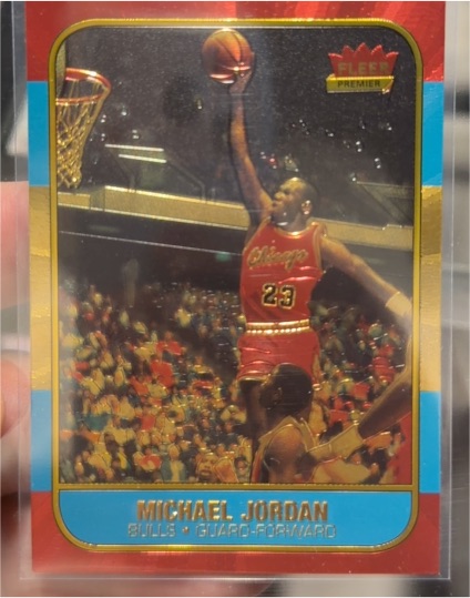 1986-87 Fleer #94 Michael Jordan — front