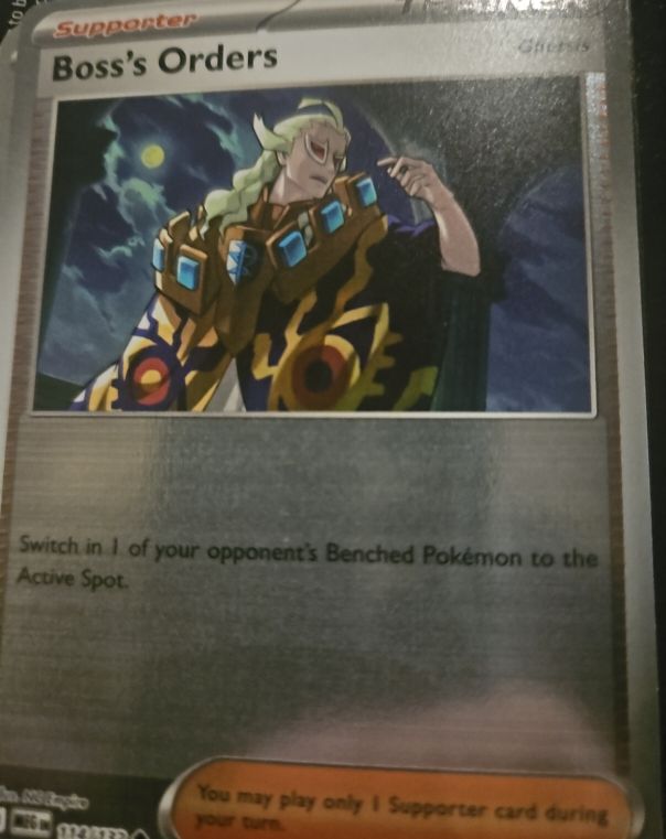 2025 Pokémon ME01: Mega Evolution #114 Boss's Orders [Ghetsis] — front