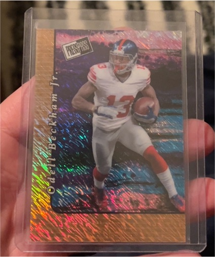 2024 Leaf Press Pass #Odell Beckham Jr — front