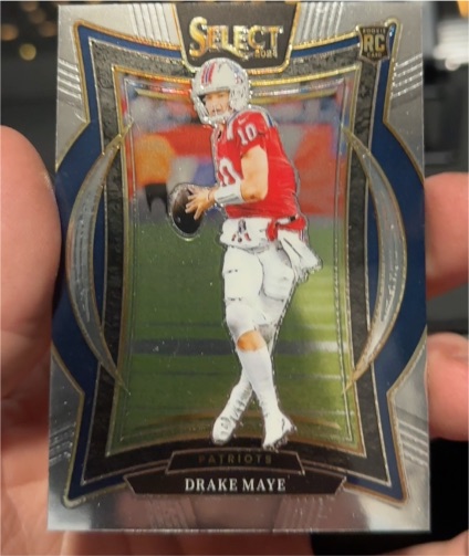 2024 Panini Select Concourse #27 Drake Maye Rookie Card — front