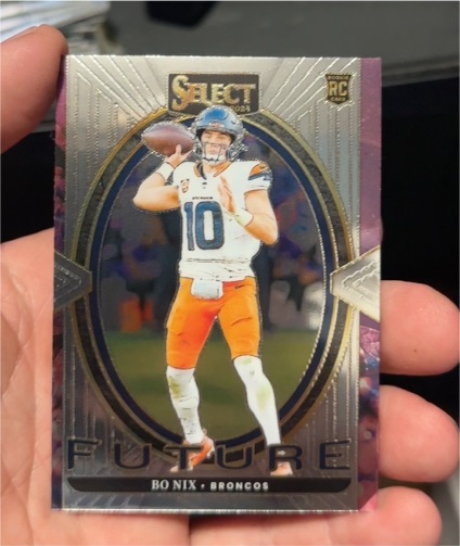 2024 Panini Select #7 Bo Nix Future — front