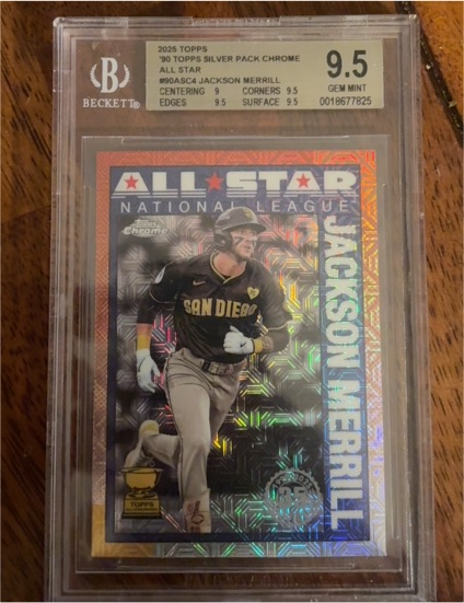 2025 Topps '90 Topps Silver Pack Chrome All Star #90ASC-4 Jackson Merrill — front