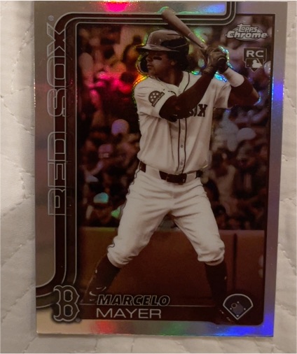 2025 Topps Chrome Update #USC9 Marcelo Mayer — front