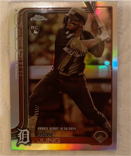2025 Topps Chrome Update #USC121 Jace Jung — front