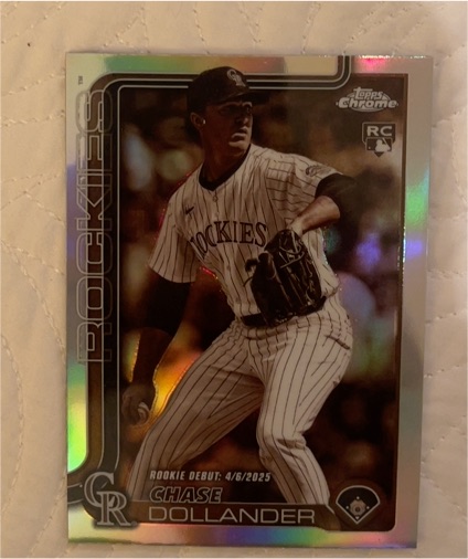 2025 Topps Chrome Update #USC175 Chase Dollander — front