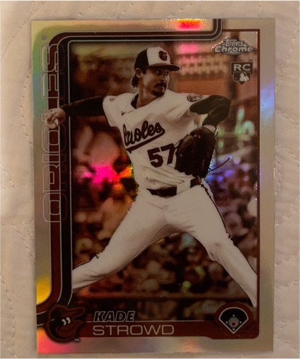 2025 Topps Chrome Update #USC193 Kade Strowd — front