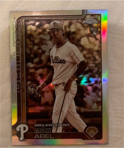 2025 Topps Chrome Update #USC87 Mick Abel — front