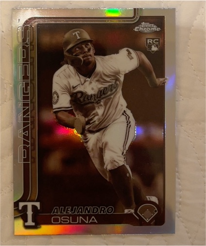 2025 Topps Chrome Update Sepia Refractor #USC174 Alejandro Osuna — front