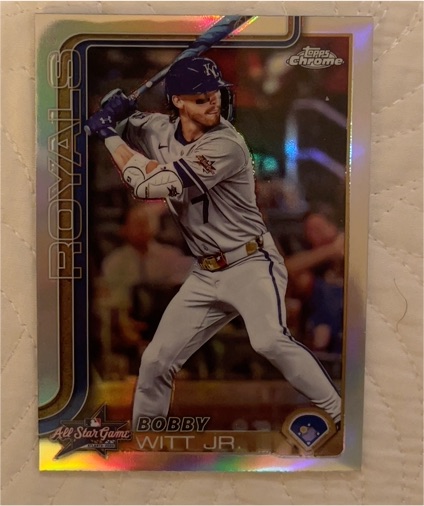 2025 Topps Chrome Update #ASG-23 Bobby Witt Jr. All-Star Game — front