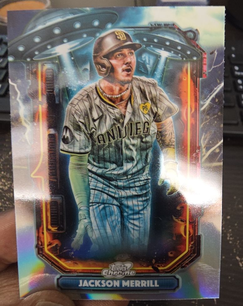 2025 Topps Cosmic Chrome #ET-21 Jackson Merrill Extraterrestrial Talent — front