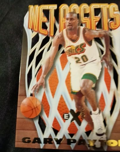 1996-97 Skybox E-X2000 Net Assets #14 Gary Payton — front
