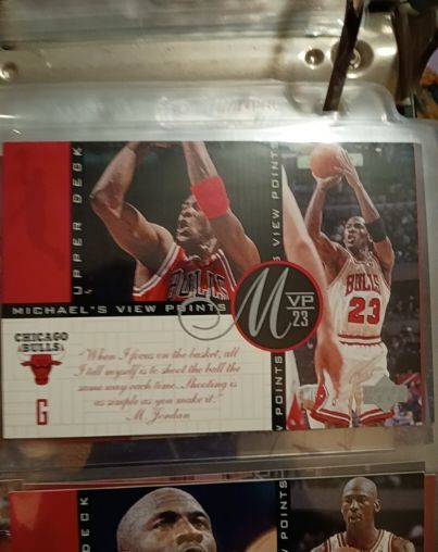 1996-97 Upper Deck Michael's View Points #VP3 Michael Jordan — front