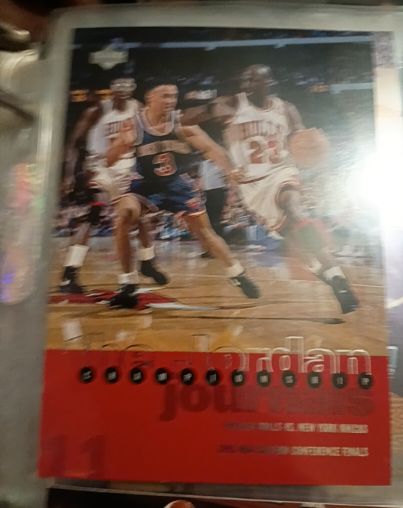 1997 Upper Deck The Jordan Championship Journals #11 Michael Jordan — front