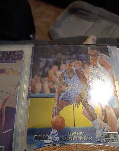 1999 Skybox Chrome #199 Antawn Jamison — front