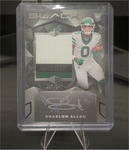 2024 Panini Black #232 Braelon Allen — front