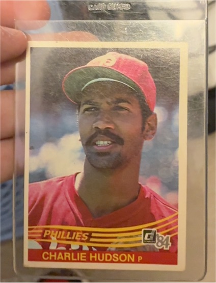 1984 Donruss #448 Charlie Hudson — front