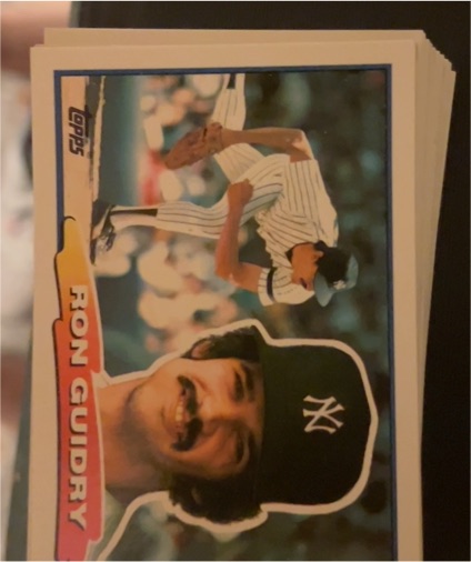 1988 Topps Big #50 Ron Guidry — front