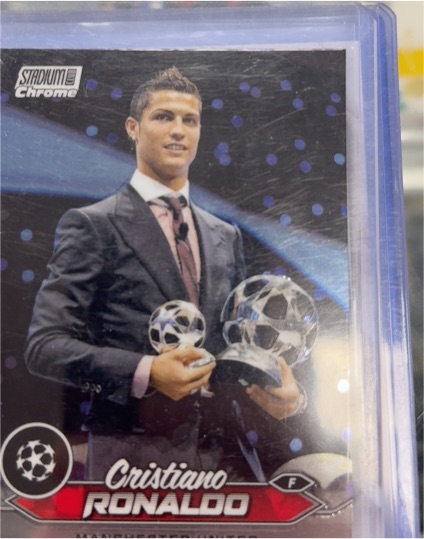 2023-24 Topps Stadium Club Chrome UEFA #7 Cristiano Ronaldo — front