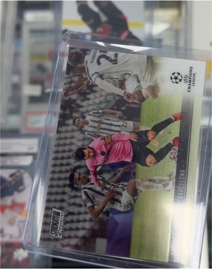 2020-21 Topps Stadium Club Chrome UEFA Champions League #1 Lionel Messi — front