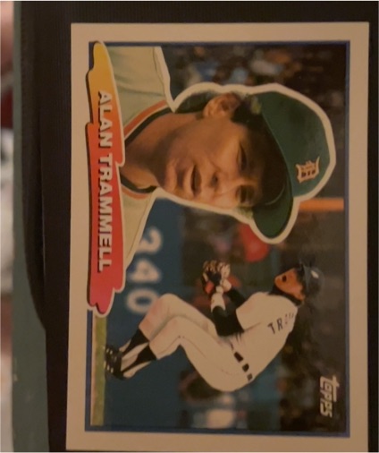 1988 Topps Big #8 Alan Trammell — front