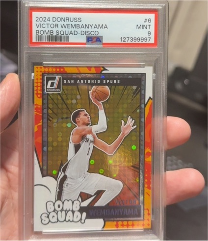 2024 Donruss #6 Victor Wembanyama Bomb Squad-Disco — front