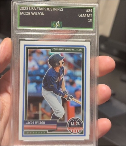 2023 Panini USA Stars & Stripes #84 Jacob Wilson — front