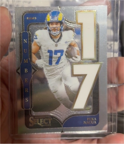 2024 Panini Select #2 Puka Nacua Select Numbers — front