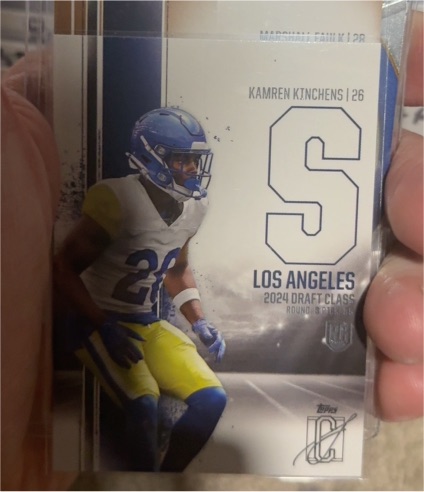 2024 Topps Signature Class #141 Kamren Kinchens — front