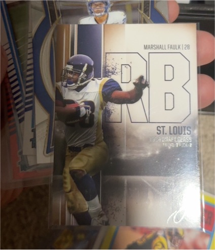 2024 Topps Signature Class #27 Marshall Faulk — front