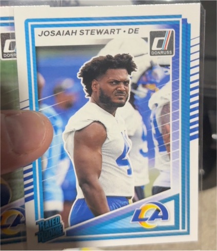 2025 Donruss #376 Josaiah Stewart — front