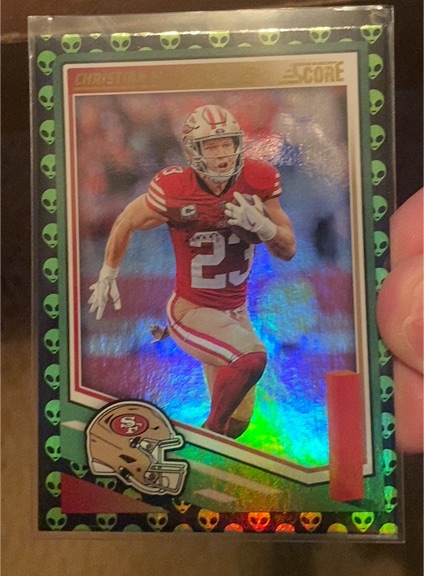 2025 Panini Score-A-Treat #238 Christian McCaffrey — front