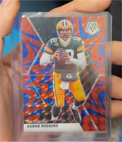 2020 Panini Mosaic #79 Aaron Rodgers — front