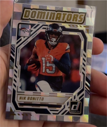 2025 Panini Donruss Dominators #DOM-NBO Nik Bonitto — front