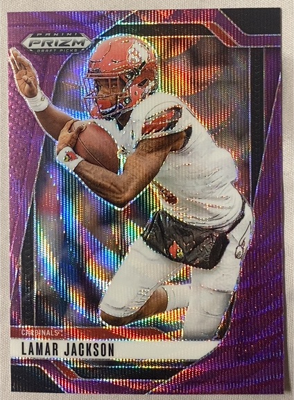 2025 Panini Prizm Draft Picks #177 Lamar Jackson — front