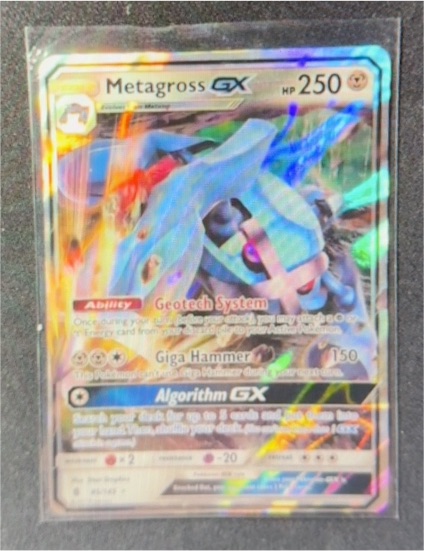 2017 Pokémon Guardians Rising #85 Metagross GX — front