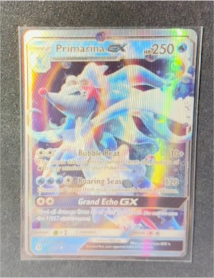 2017 Pokémon Sun & Moon #42 Primarina GX — front