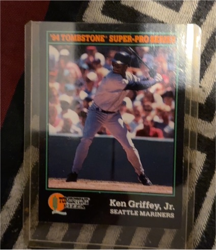 1994 Tombstone Pizza #21 Ken Griffey Jr. — front