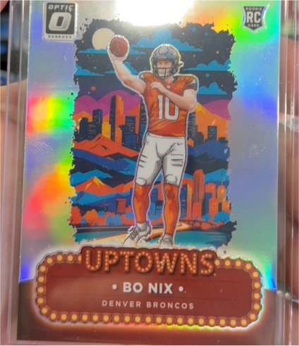 2024 Panini Donruss Optic Uptowns #3 Bo Nix — front