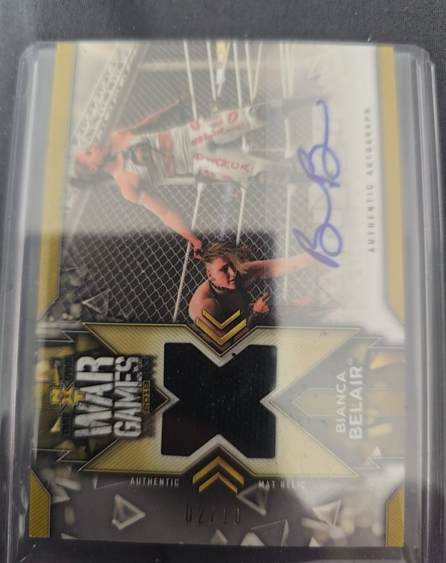 2020 Topps WWE NXT War Games Mat Relic #MRA-BB Bianca Belair — front