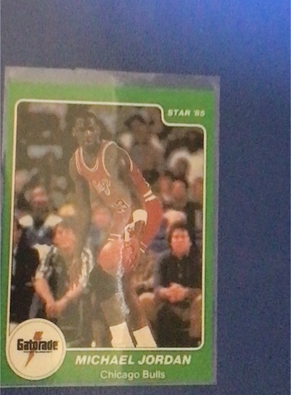 1984-85 Star Gatorade #7 Michael Jordan — front