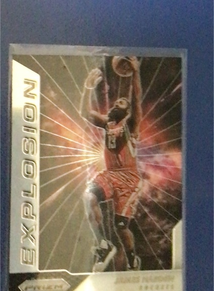 2016-17 Panini Prizm #4 James Harden Explosion — front