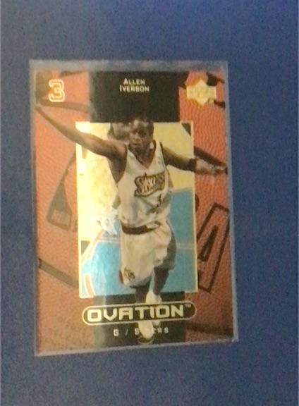 1999-00 Upper Deck Ovation #3 Allen Iverson — front