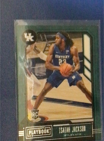 2021 Panini Chronicles Playbook Draft Picks #334 Isaiah Jackson Rookie — front