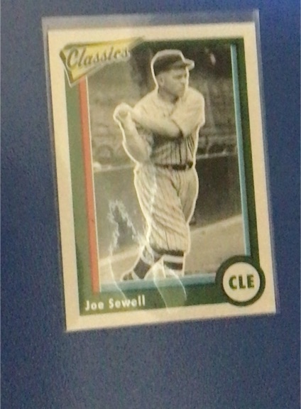 2023 Panini Chronicles Classics #1 Joe Sewell — front