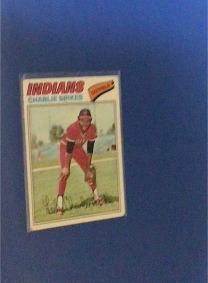 1977 Topps #168 Charlie Spikes — front