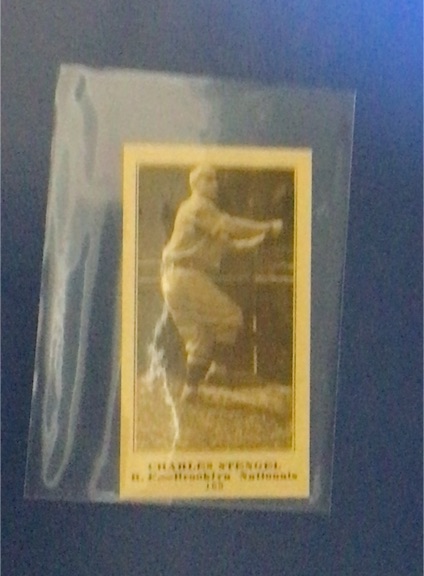 1916 M101-4 Sporting News #169 Charles Stengel — front